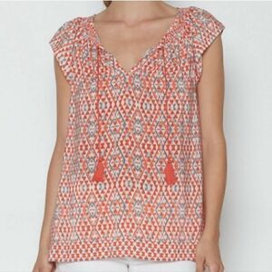 Joie Cotati Aztec Print Blouse
